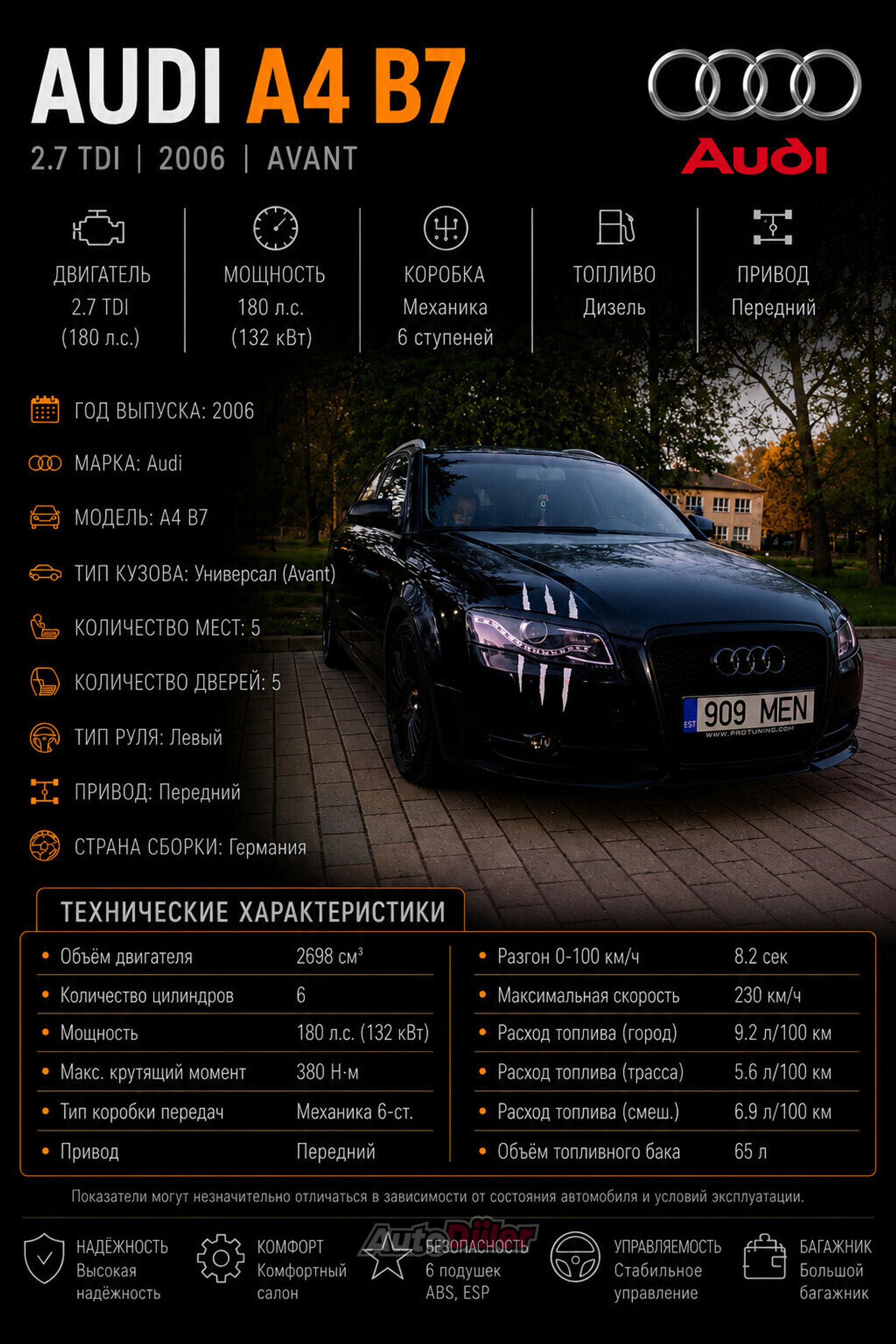Audi A4 S-line 2.7 132kW 2006, kuva 4/4